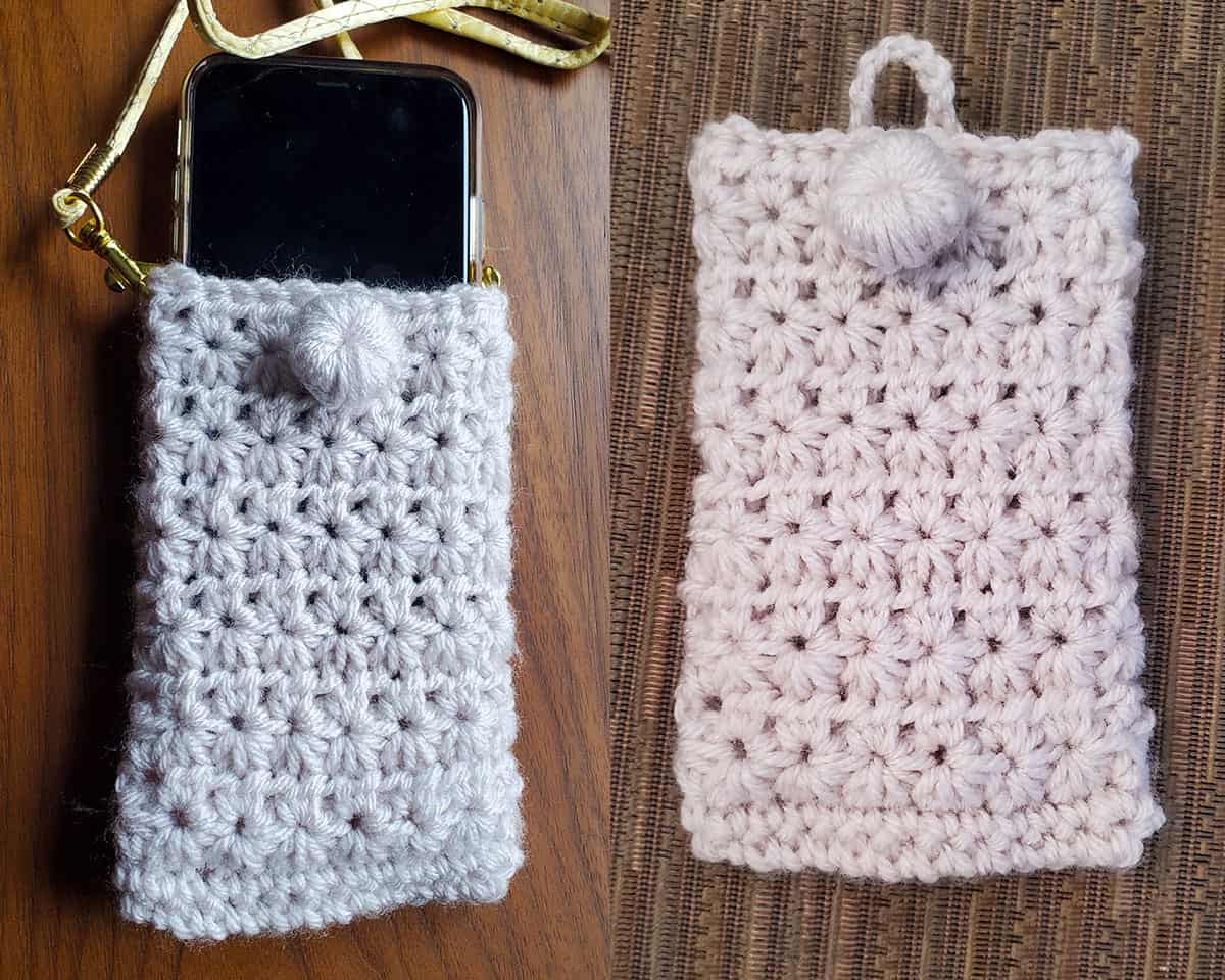 Crocheted Cell purse